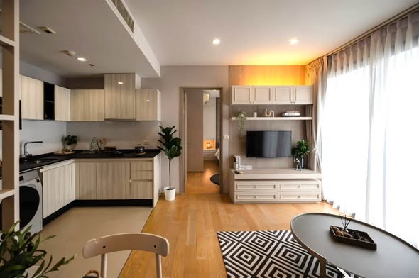 kitchen of The Greenston Thonglor Residence