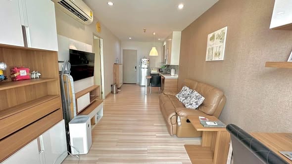 living room of The Hotel Serviced Condo เดอะโฮเทล คอนโด