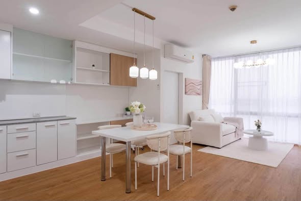 living room of The Iris Condo (F Building) Rama 9 – Srinagarindra