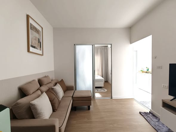 living room of The Kith Plus Sukhumvit 113