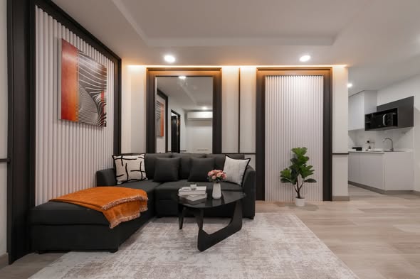 living room of The Kris 5 Ratchada 17