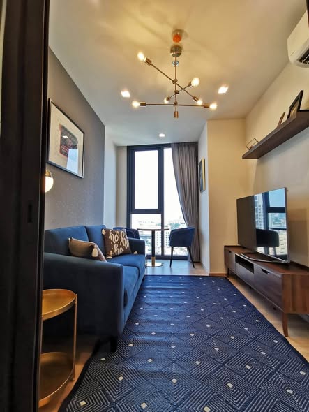 living room of THE LINE Phahon-Pradipat