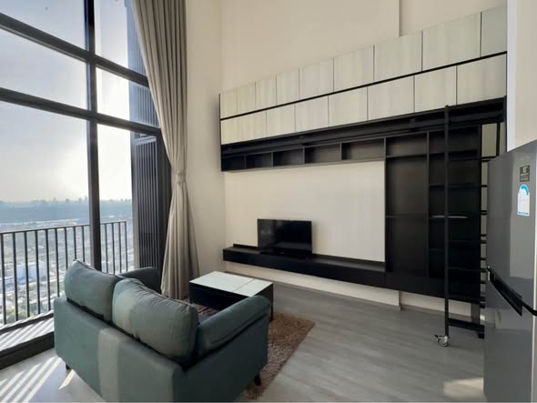 living room and room interior of THE LINE Sukhumvit 101