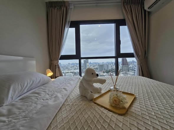 bedroom of The Line Vibe เดอะ ไลน์ ไวบ์