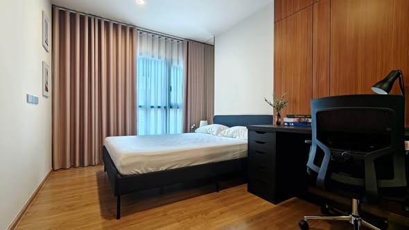 bedroom of The Line Vibe เดอะ ไลน์ ไวบ์