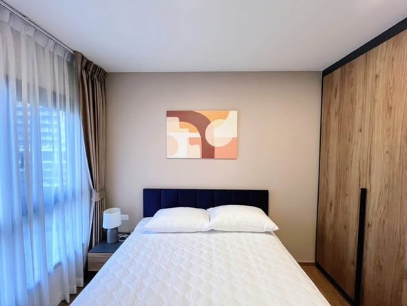 bedroom and room interior of The Line Vibe เดอะ ไลน์ ไวบ์