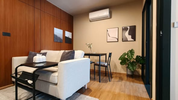 living room of The Line Vibe เดอะ ไลน์ ไวบ์