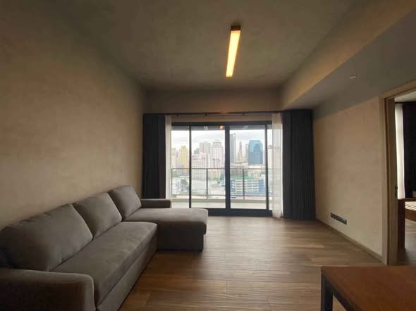 bedroom and living room of The Lofts Asoke