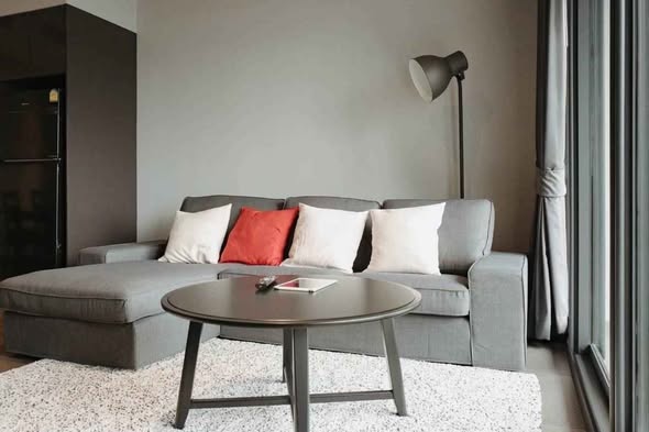 bedroom and living room of The Lofts Asoke