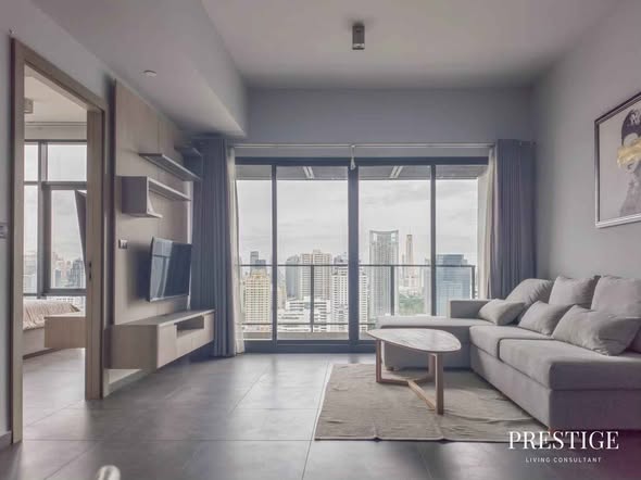 living room and bedroom and room interior of The Lofts Asoke