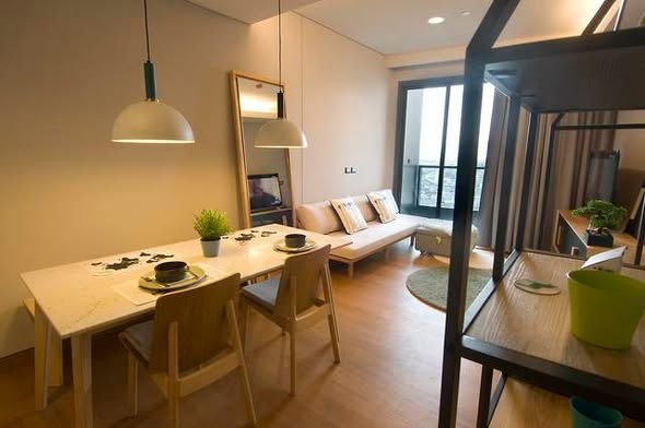 living room and room interior of The Lumpini 24