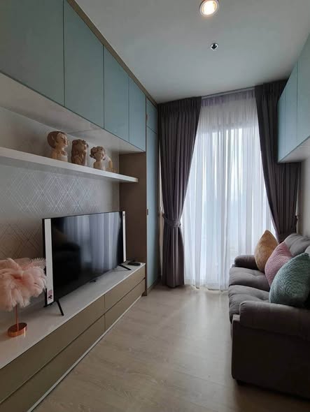 bedroom and living room of The Niche Pride Thong Lo-Phetchaburi