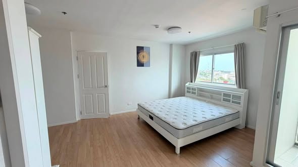 bedroom of The Parkland Lite Sukhumvit – Paknam : เดอะ พาร์คแลนด์ ไลท์ สุขุมวิท – ปากน้ำ