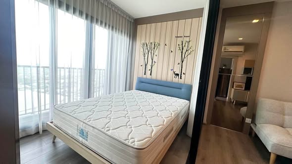 bedroom of The Politan Rive