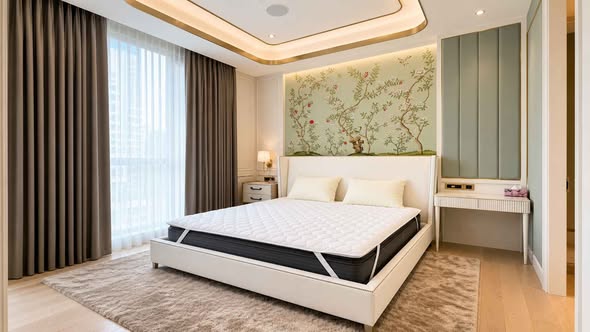 bedroom of The Residences at Mandarin Oriental Bangkok