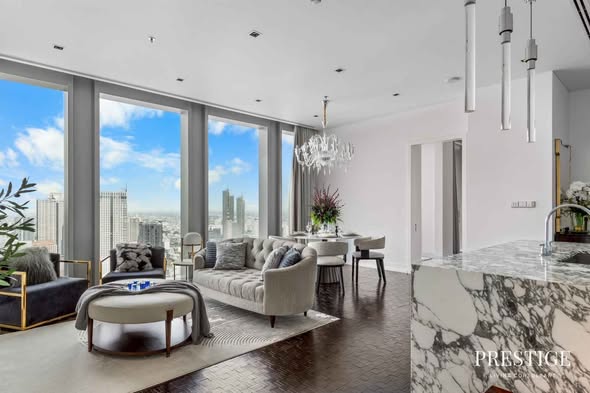 living room of The Ritz-Carlton Residences, Bangkok
