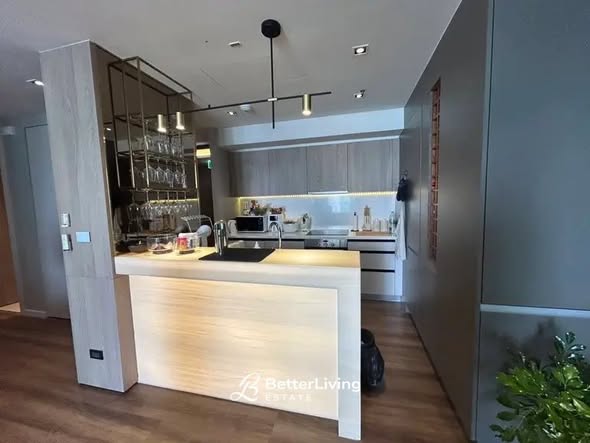 kitchen of The River Condominium