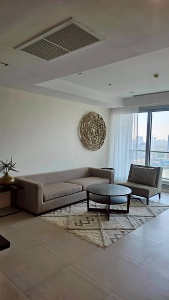 living room of The River Condominium