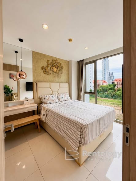 bedroom of The Riviera Wongamat Beach : เดอะ ริเวียร่า วงศ์อมาตย์ บีช