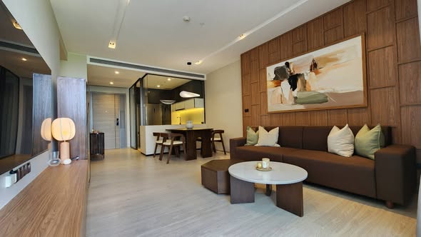 living room of THE ROOM SUKHUMVIT 38 | เดอะรูม สุขุมวิท 38