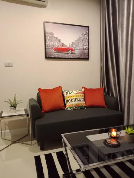 bedroom and living room of The Sky Sukhumvit