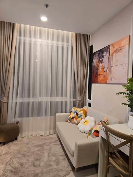 bedroom and living room of The Sky Sukhumvit