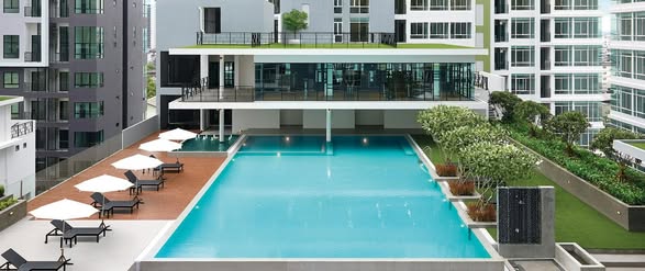 pool of The Sky Sukhumvit