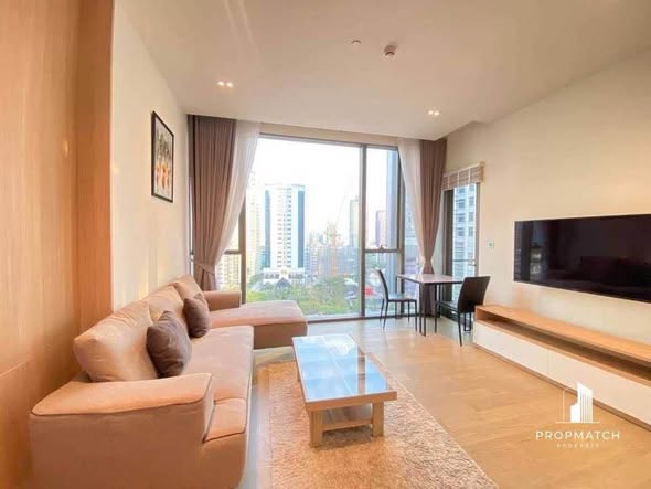 bedroom and living room of The Strand Thonglor