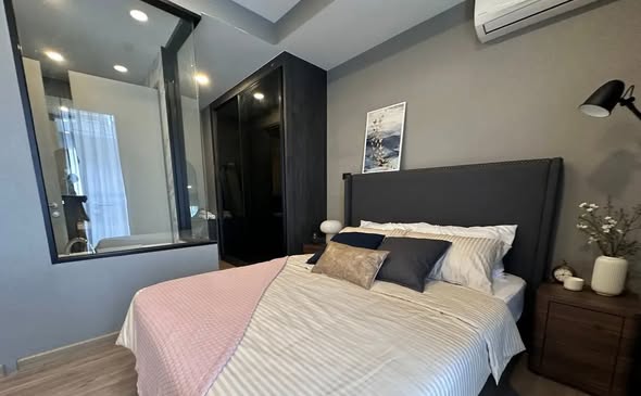 bedroom of The TEAK Ratchada 19
