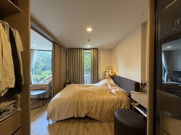 bedroom of The TEAK Sathon-Lumphini