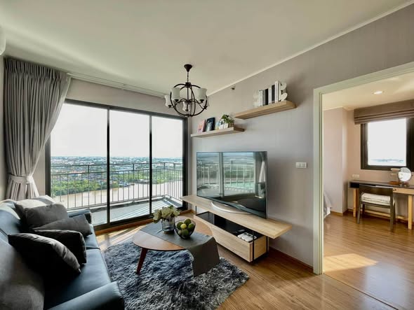 living room and bedroom of U Delight Residence Riverfront