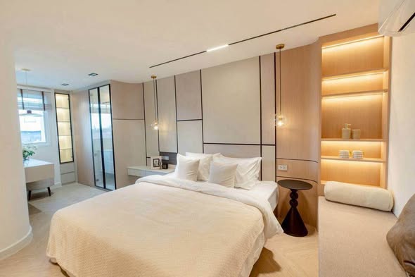 bedroom of Vieng Ping Condominium