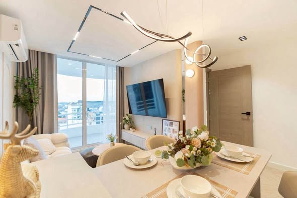 living room of Vieng Ping Condominium