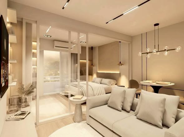 living room of Viengping Mansion condominium