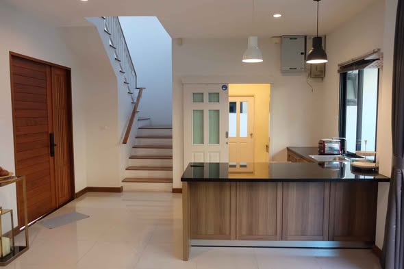 kitchen of Villa Arcadia Srinakarin