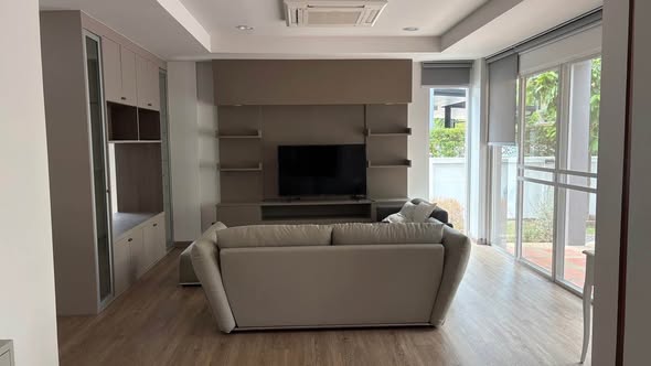 living room and room interior of Villa Arcadia Srinakarin