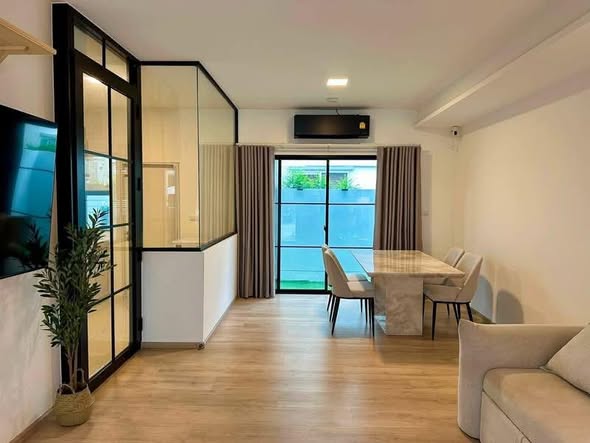 living room and room interior of Villaggio 3 Srinakarin-Bangna