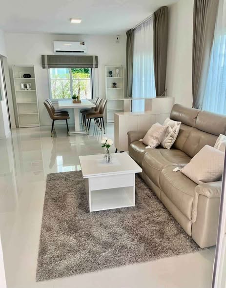 living room and bedroom of Villaggio Srinakarin-Bangna 2