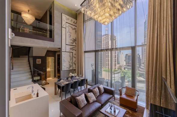 bedroom and living room of VITTORIO Sukhumvit 39 วิตโตริโอ สุขุมวิท 39