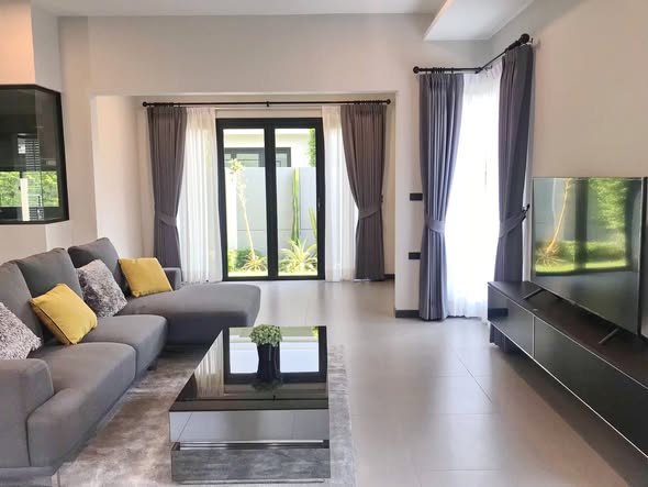 living room and room interior of VIVE บางนา กม.7 | วิเว่ บางนา กม.7