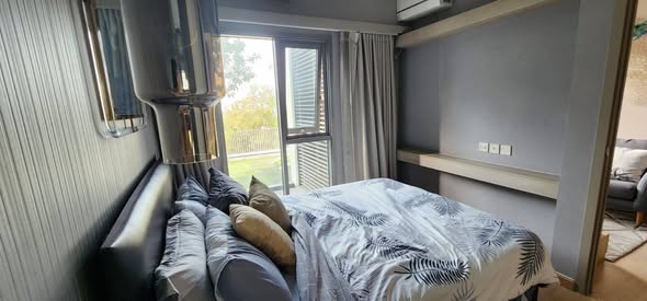 bedroom of Whizdom Connect Sukhumvit