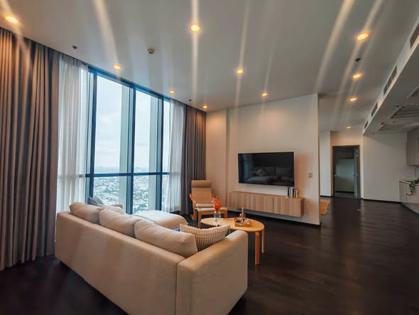 bedroom and living room and room interior of Whizdom Essence Sukhumvit วิสซ์ดอม เอสเซ้นส์ สุขุมวิท