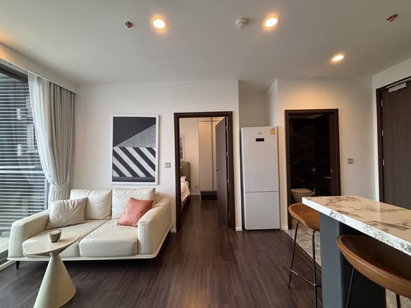 living room of Whizdom Inspire Sukhumvit วิสซ์ดอม อินสปาย สุขุมวิท