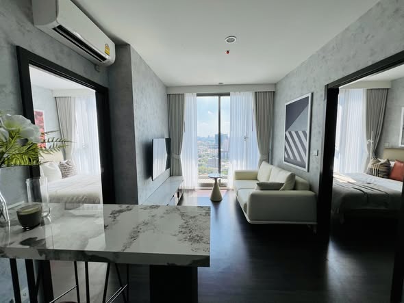 living room of Whizdom Inspire Sukhumvit วิสซ์ดอม อินสปาย สุขุมวิท