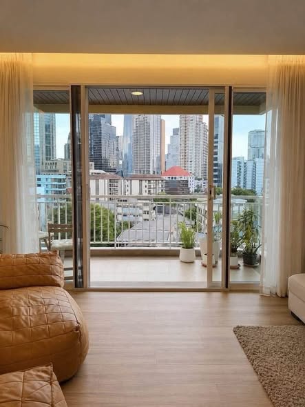bedroom and living room and room interior of Wilshire Condominium