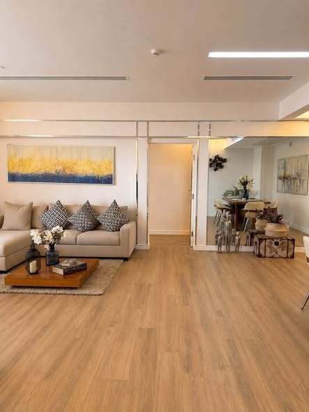 living room of Wilshire Condominium