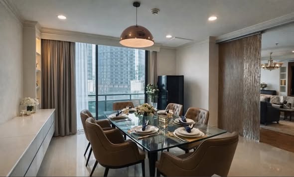 living room and room interior of Zenithar Penthouse