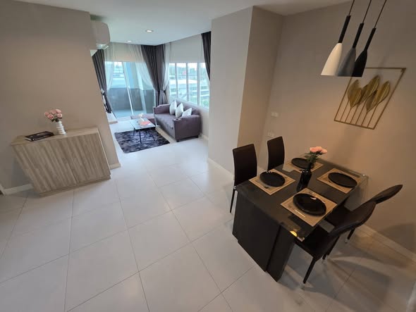 living room and room interior of 103 Central condominium