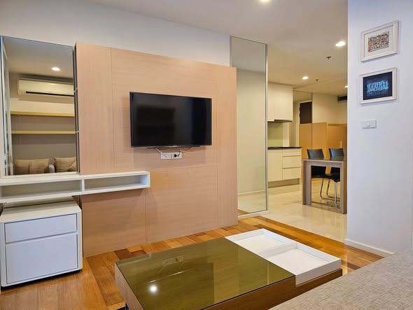 living room and bedroom and room interior of 15 Sukhumvit Residences