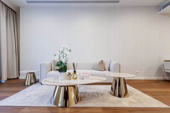 living room and room interior of 185 Rajadamri
